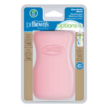 DR.BROWN'S silicone sleeve for glass wide neck bottle 270 ml, pink