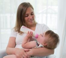 DR. BROWN'S Options+ narrow neck bottle set for newborns, pink