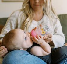DR.BROWN’S Options+ Wide Neck Bottle Set for Newborns, Pink