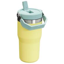 Thermo mug with straw The IceFlow Flip Straw 2.0 Tumbler 0.6L pomelo yellow-green