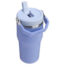 Thermo mug with straw The IceFlow Flip Straw 2.0 Tumbler 0.6L hydrangea blue