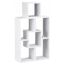 Bookcase, modular cabinet, chest of drawers, shelves, WHITE
