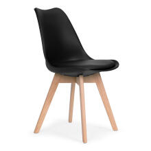 Set of 4 living room dining room chairs with a cushion eco-leather ModernHome