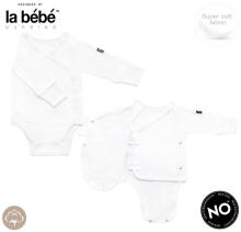 La Bebe™ Baby Set Art.9-07-33 White Bērnu komplektiņš no 3 daļam