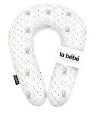 La Bebe™ Snug Cotton Nursing Maternity Pillow Art.25238 Bunnies, 20x70 sm