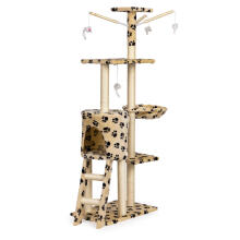 Cat Scratching Post Tree with House and Bed 138 cm XL Petsi