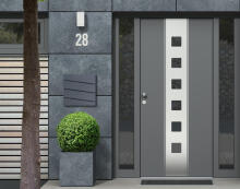 Letter box, galvanized steel, anthracite