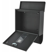 Steel Mailbox Letterbox anthracit with lock