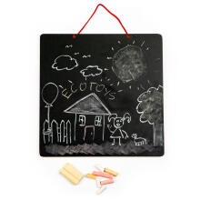Educational magnetic chalk blackboard with letters 3in1