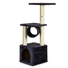 Cat Scratching Post with House and Bed Petsi