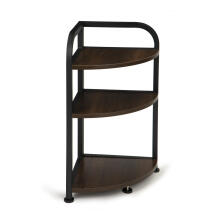 Corner shelf, LOFT wooden corner cabinet, 3 shelves, ModernHome