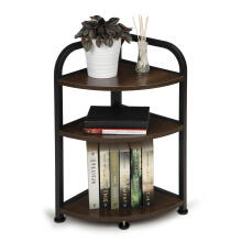 Corner shelf, LOFT wooden corner cabinet, 3 shelves, ModernHome