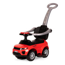 Rider walker pusher 3in1 rotaļauto super auto, sarkans