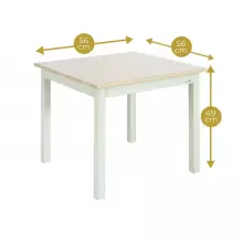 Geuther Activity Seating Set Art.2413SET_GRNA Комплект деревянной мебели столик +2 стула