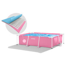 Large rectangular frame garden pool 220 x 150 cm INTEX 28266