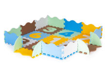 Educational foam mat puzzle playpen for children