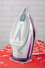 ELDOM DA35 fireman iron with anti-scale filter Purple