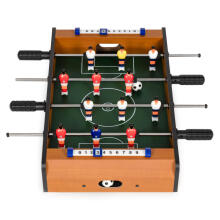 Mini galda futbols bērniem divas bumbas un rokasgrāmatas