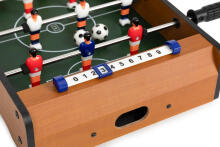 Mini galda futbols bērniem divas bumbas un rokasgrāmatas