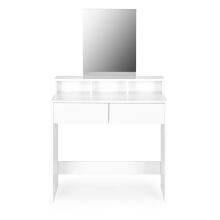 Large modern cosmetic dressing table with mirror drawer