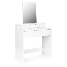 Large modern cosmetic dressing table with mirror drawer
