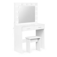 Modern Home Toilet Table Art.CHDT03 Large modern cosmetic dressing table with mirror drawer