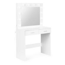 Modern Home Toilet Table Art.CHDT03 Large modern cosmetic dressing table with mirror drawer