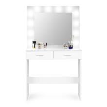 Modern Home Toilet Table Art.CHDT03 Large modern cosmetic dressing table with mirror drawer