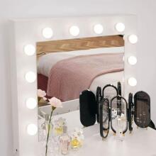 Modern Home Toilet Table Art.CHDT03 Large modern cosmetic dressing table with mirror drawer