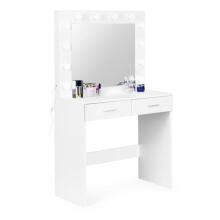 Modern Home Toilet Table Art.CHDT03 Large modern cosmetic dressing table with mirror drawer