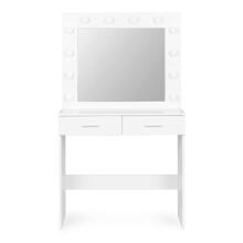 Modern Home Toilet Table Art.CHDT03 Large modern cosmetic dressing table with mirror drawer