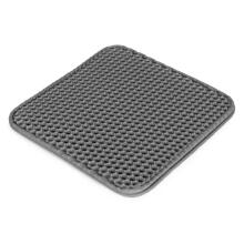 Double-Layer Litter Mat for Cat Grey Petsi