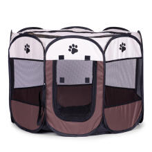 Large Fabric Crate Playpen Bed for Dog or Cat Petsi