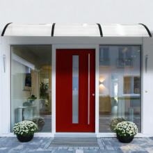 Door Canopy 100x80 cm Polycarbonate Roof Cover