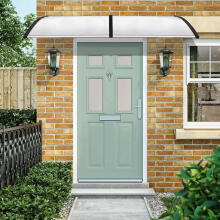Door Canopy 150x80 cm Polycarbonate Roof Cover