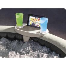 LED-illuminated drink holder with space for a tablet, phone SPA INTEX 28520
