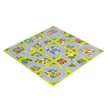Большой EVA коврик для детей Город 90.5x90.5 см 21 шт ECOTOYS