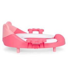 Eco Toys Art.PP104 Pink Детское сиденье для унитаза с ручками, мягкая подушка, розовое,