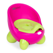 Potty toilet seat for children, removable insert, non-slip legs, pink-green, ECOTOYS