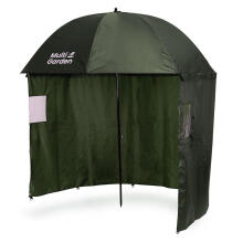 Fishing umbrella with cover walls, waterproof tent, height adjustment, MultiGarden