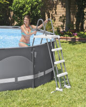 Pool ladder 122 cm, anti-slip steps, INTEX 28076