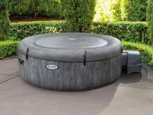 Inflatable jacuzzi hot tub with hydro massage 4-person 196x71 cm WIFI premium accessories INTEX 28440
