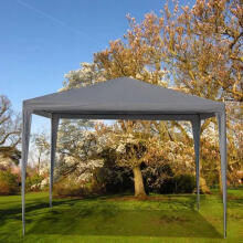 Dārza komerciālais paviljons, 3x3 m, 4 sienas, pelēks, MultiGarden