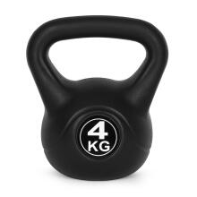 Kettlebell 4 kg vingrošanai, hanteles, svara bumba, fitnesa slodze, ModernHome