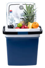 Portable car cooler, 29L, 220-240V DC12V, heating function, free insert, blue