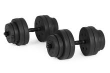 Adjustable Dumbbells 2x15 kg Workout Set 30 kg