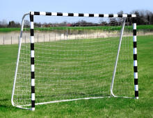 Football Training Goal with Net 180x120 cm Black and White MultiGarden