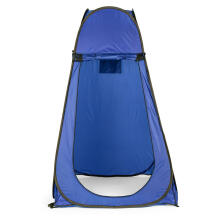 Pop-Up Camping Tent Changing Room Shower WC Cabin Blue MultiGarden