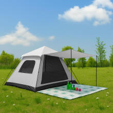 Pop-Up Kempinga Telts 4 Cilvēkiem Igloo 1500 mm Ūdensizturīga MultiGarden