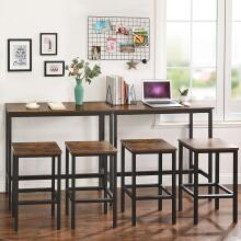 Tall narrow kitchen bar table Industrial Loft